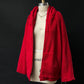 NEW Vintage 90s Sandro Fuzzy Red Hooded Coat (L)