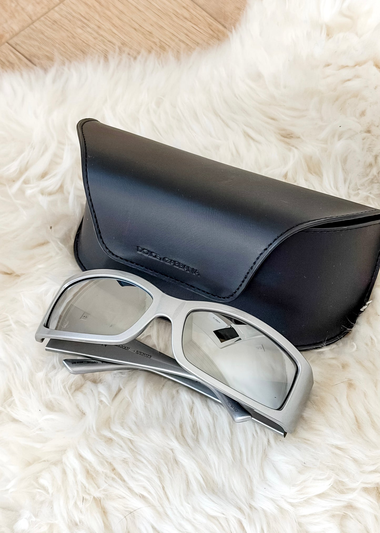 Dolce & Gabbana DG6188 Grey/Light Grey Mirrored (3415/6G) Unisex Sunglasses