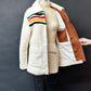 Pendleton Glacier Sunset Stripe Sherpa Fleece Coat (S)