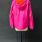 Jil Sander Magenta and Orange Reversible Hooded Wind Breaker Nylon Jacket