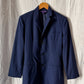 Vintage 90s Ralph Lauren Collection Purple Label Navy Wool Fitted Blazer Jacket
