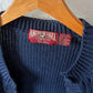 Vintage 90s American Eagle For Her Navy Embroidered Cardigan Sweater (M)