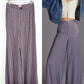 Anthropologie Maeve Blue Pink Wide Leg Geometric Pants (6)