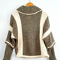 Vintage Olive Green & Cream Cozy Mohair Angora Wool Sweater (M)