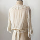 Antique Edwardian Silk Lingerie Blouse with Irish Crochet Lace  c. 1905–1915