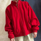 Vintage 90s Polo Ralph Lauren Red Wool Harrington Bomber Jacket