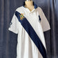 Polo Ralph Lauren Big Pony #2 Sash Polo Shirt White Navy (men's XL)