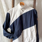RARE Vintage Ralph Lauren Equestrian Jacket White Navy Polo Horse Tack Print Graphic