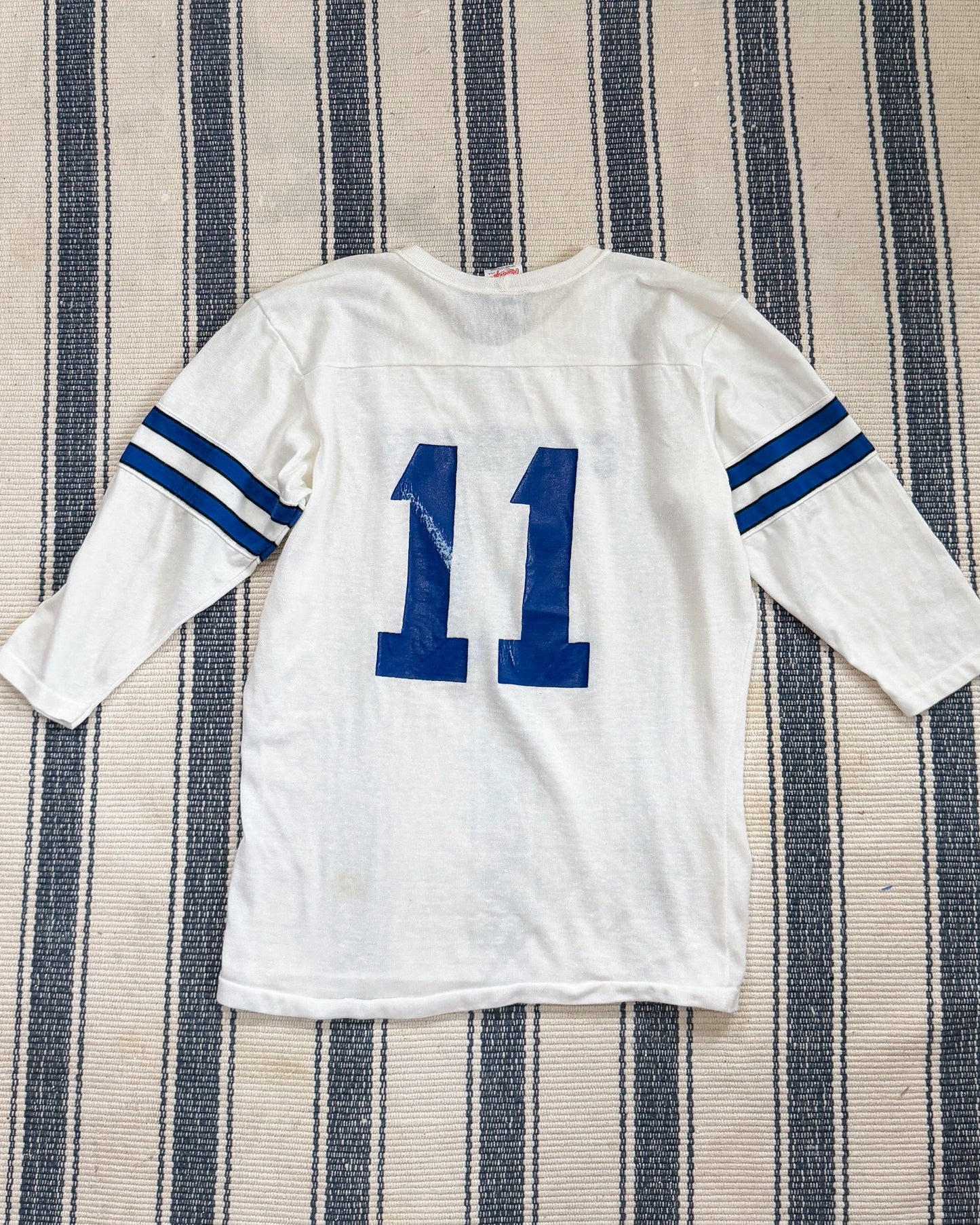 Vintage 80s Dallas Cowboys NFL Rawlings Football Jersey Shirt #11 (M)