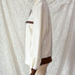 Vintage 70s London Fog Cream O Ring Zip Jacket Deadstock (40 or M)