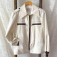 Vintage 70s London Fog Cream O Ring Zip Jacket Deadstock (40 or M)