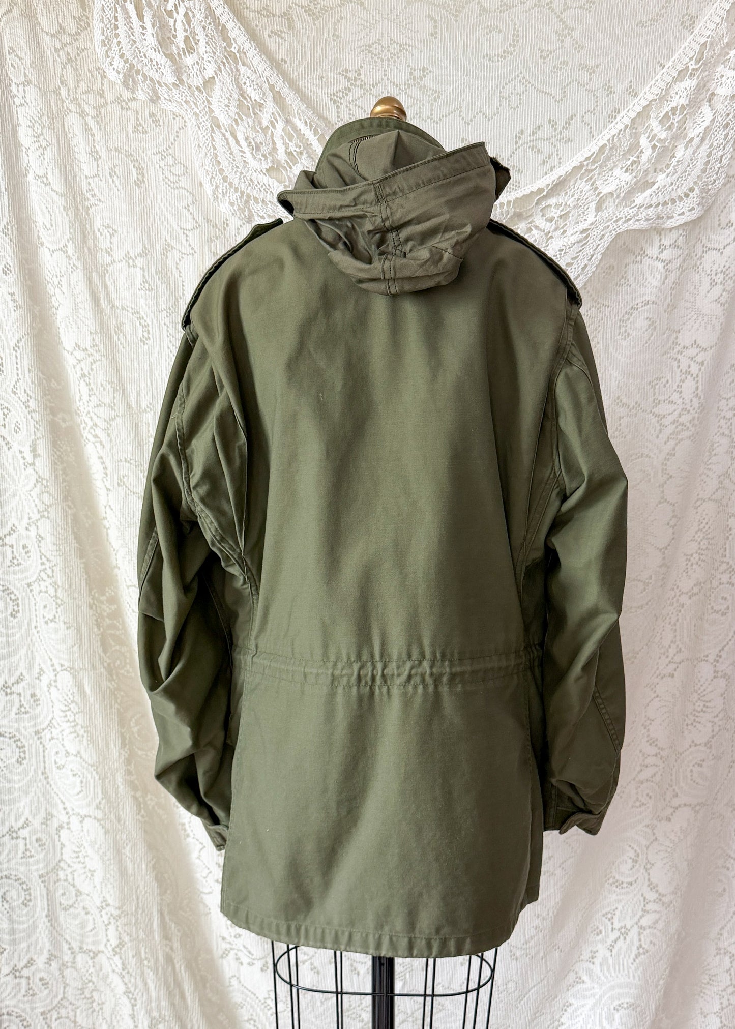 Vintage 70s U.S. Military M-65 Cold Weather Field Jacket OG-107