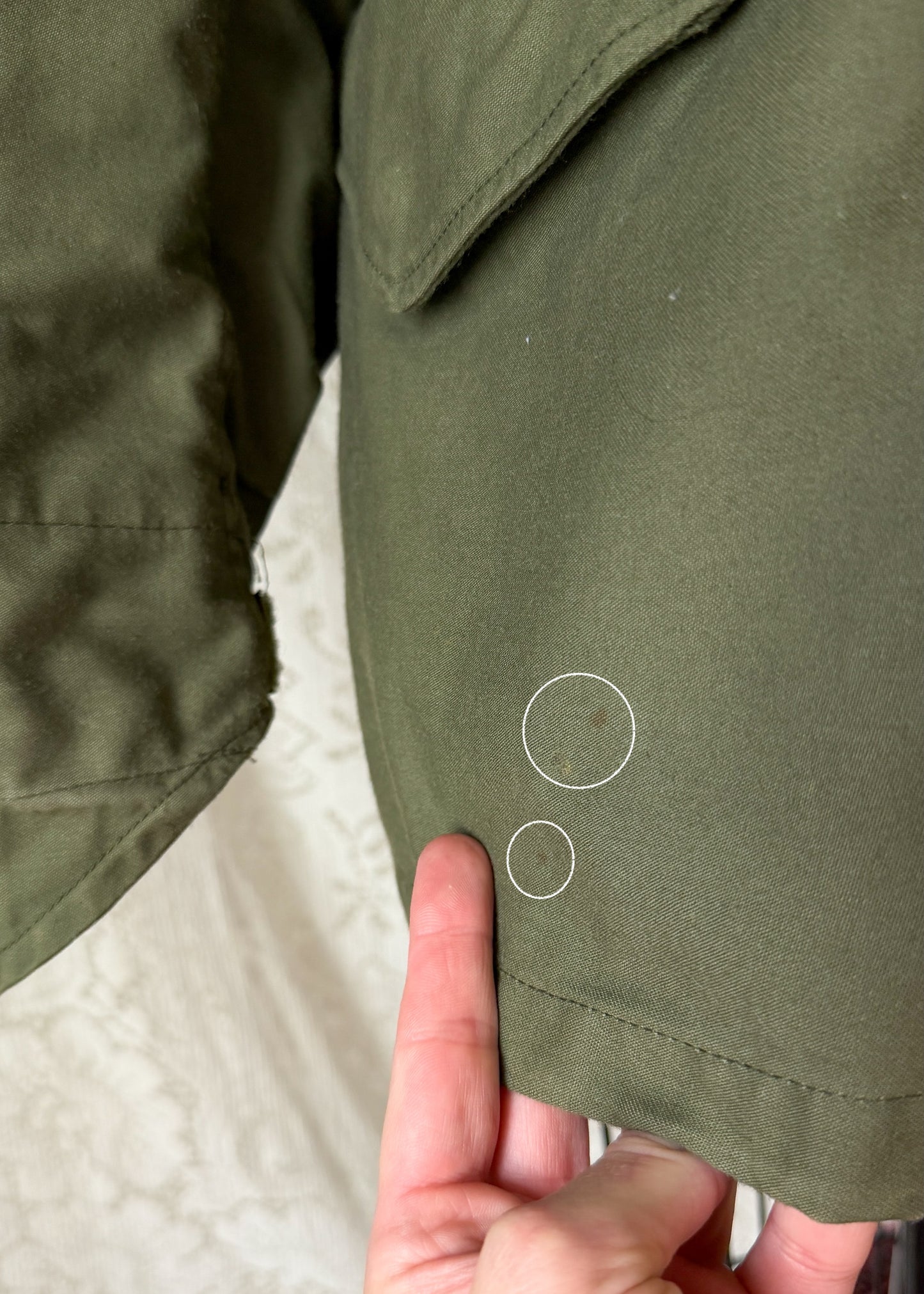 Vintage 70s U.S. Military M-65 Cold Weather Field Jacket OG-107