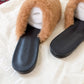 NEW Jenni Kayne Shearling Mule Slip On Flat Shoes (41 or 9.5)