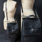 Vintage 2003 Coach Willis Bag #9927 Black Leather Crossbody Satchel Purse