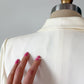 Yves Saint Laurent Ivory Tuxedo Blazer Jacket Runway 2011