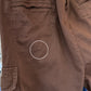 Max Mara Weekend FIT W11 Slim Fit Cargo Pants Olive Brown Cotton Womens (US 10)