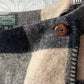 Vintage Ralph Lauren Country Tan & Black Wool Wrap Mini Skirt