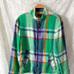 Polo Ralph Lauren Green Madras Plaid Linen Harrington Jacket (M)
