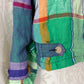 Polo Ralph Lauren Green Madras Plaid Linen Harrington Jacket (M)