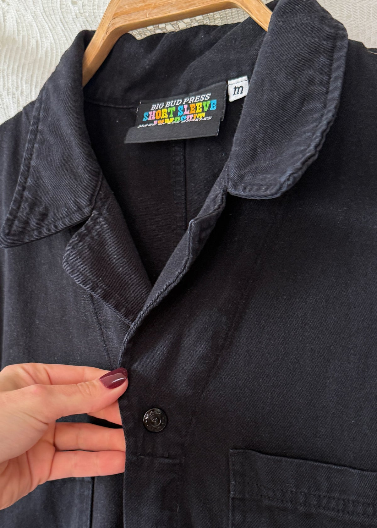 Big Bud Press Black Short Sleeve Jumpsuit (M)