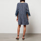 See by Chloe Navy Floral Lace Sleeve Dress (FR 36 or US 4)