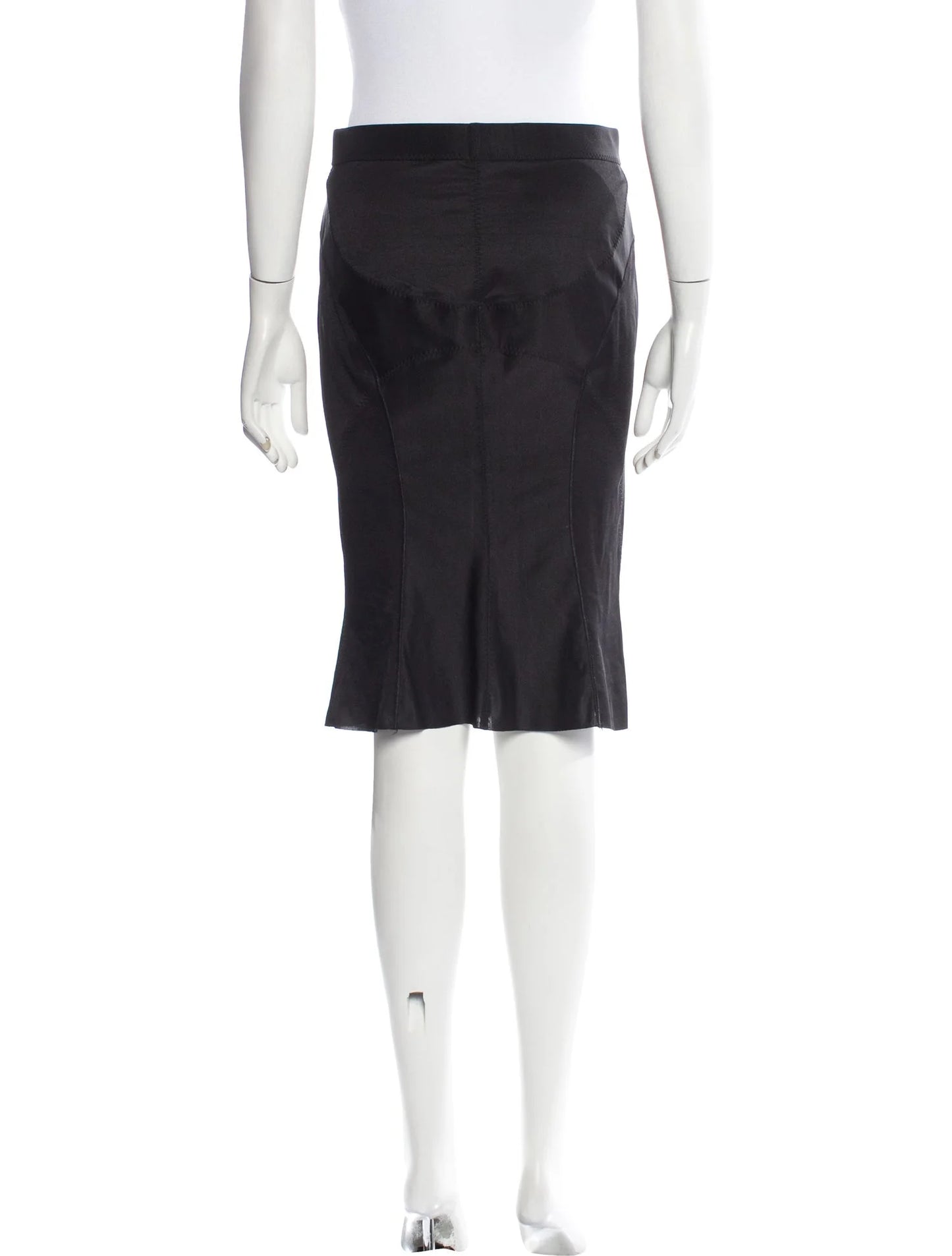 Vintage Fall 2003 Junya Watanabe Comme des Garçons Black Pencil Skirt (S)