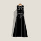 MME.Mink Trench Garden Full Length A-line Dress (S)