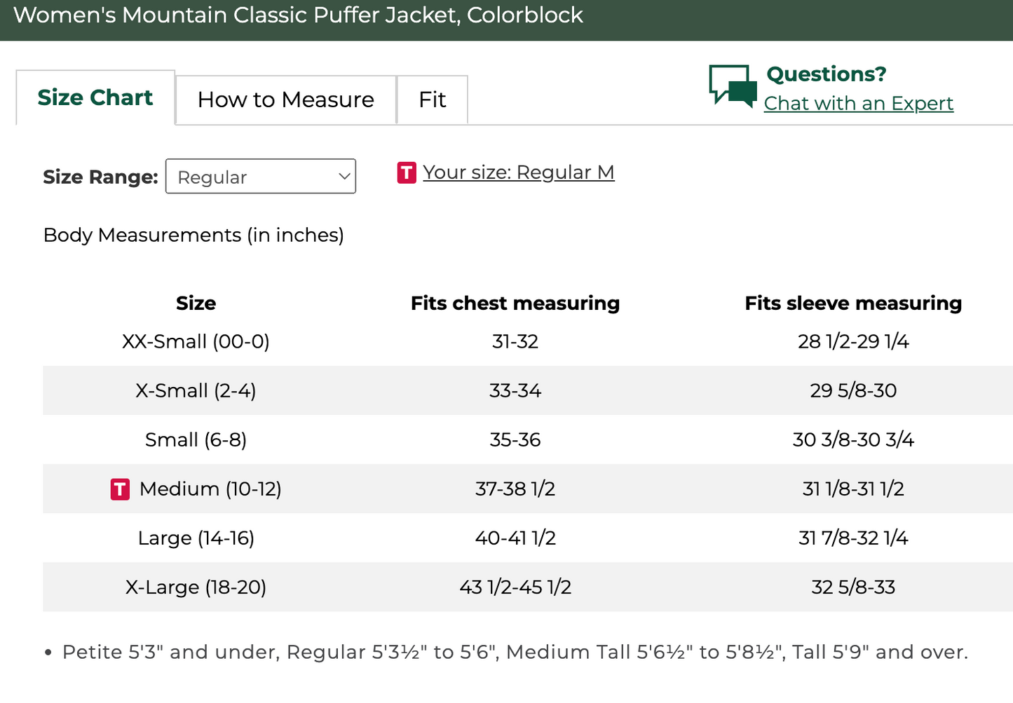 L.L.Bean Mountain Classic Colorblock Puffer Jacket in Marine Blue (L)