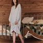 The Great. Light Heather Grey Sweatshirt Dress