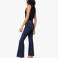 MOTHER The Weekender Fray Denim Flare Mid-Rise Jeans in Tongue and Chic (33)
