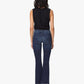 MOTHER The Weekender Fray Denim Flare Mid-Rise Jeans in Tongue and Chic (33)
