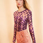 NEW Ulla Johnson Eve Top in Wisteria Purple Pink Tie Dye (S)