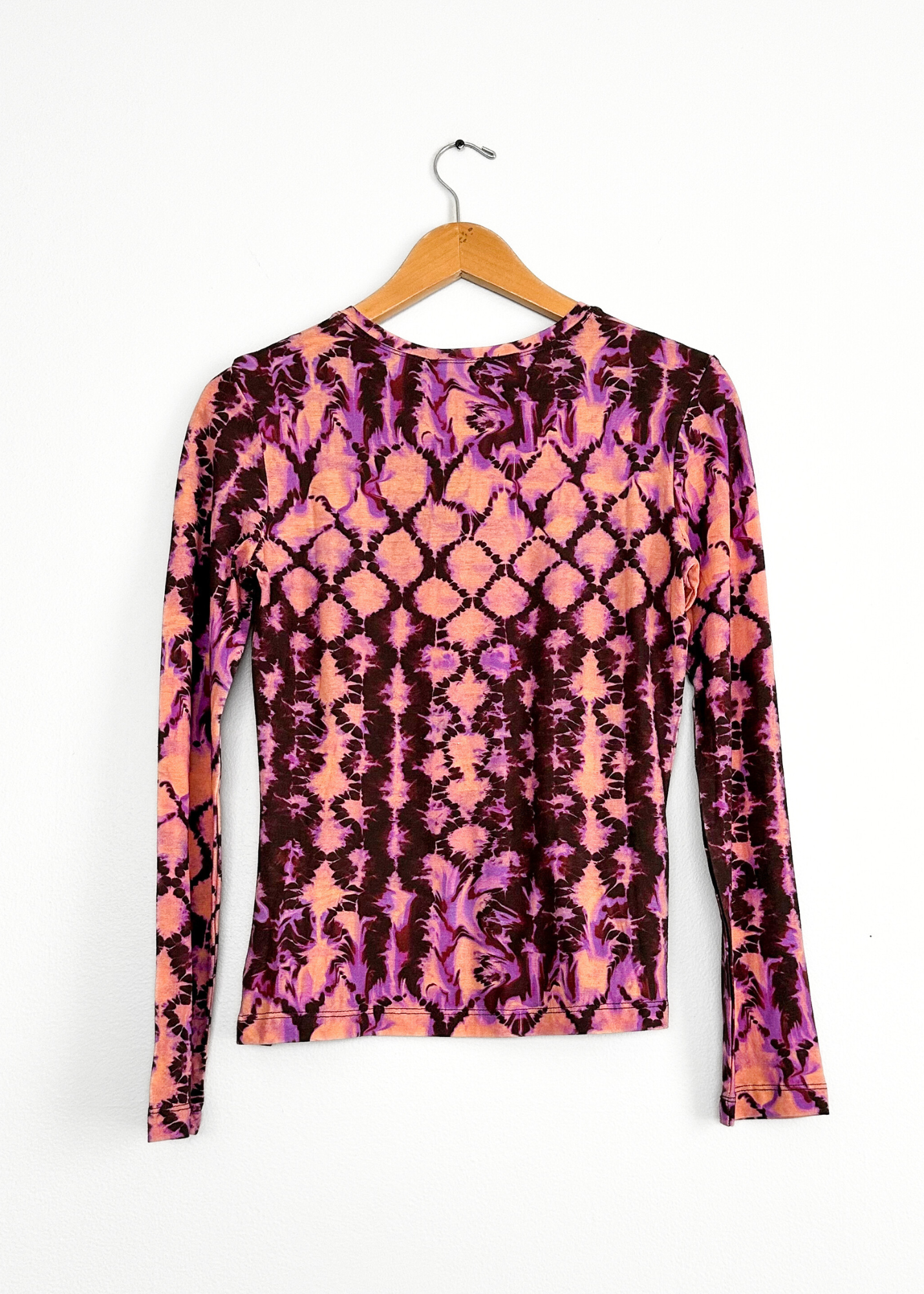 NEW Ulla Johnson Eve Top in Wisteria Purple Pink Tie Dye (S)