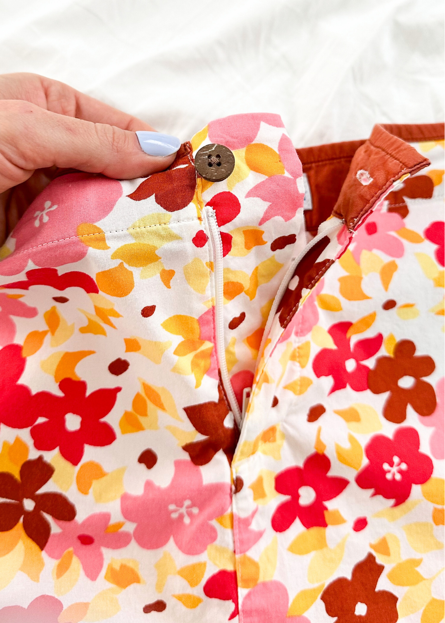 Vintage 00s Patagonia Water Girl Hawaiian Flower Print Skirt (8)
