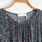 See by Chloe Navy Floral Lace Sleeve Dress (FR 36 or US 4)