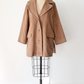 Max Mara Camel Brown Virgin Wool Mid Length Winter Coat (US 14)