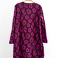 Gudrun Sjoden Purple & Brown Floral Cotton Long Cardigan Jacket (L)