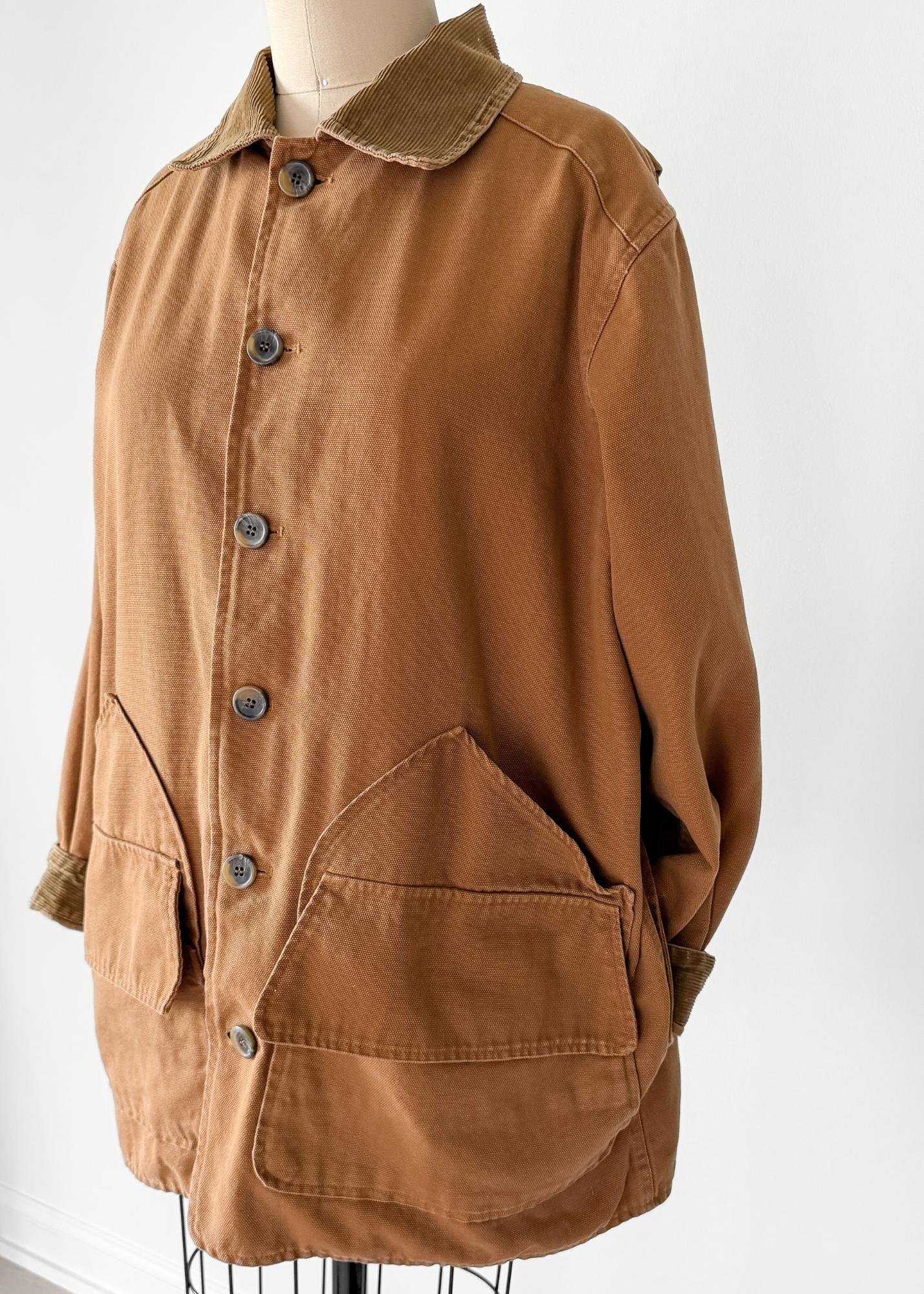Vintage 90s The Limited Brown Khaki Cotton Canvas Chore Jacket (mens S)