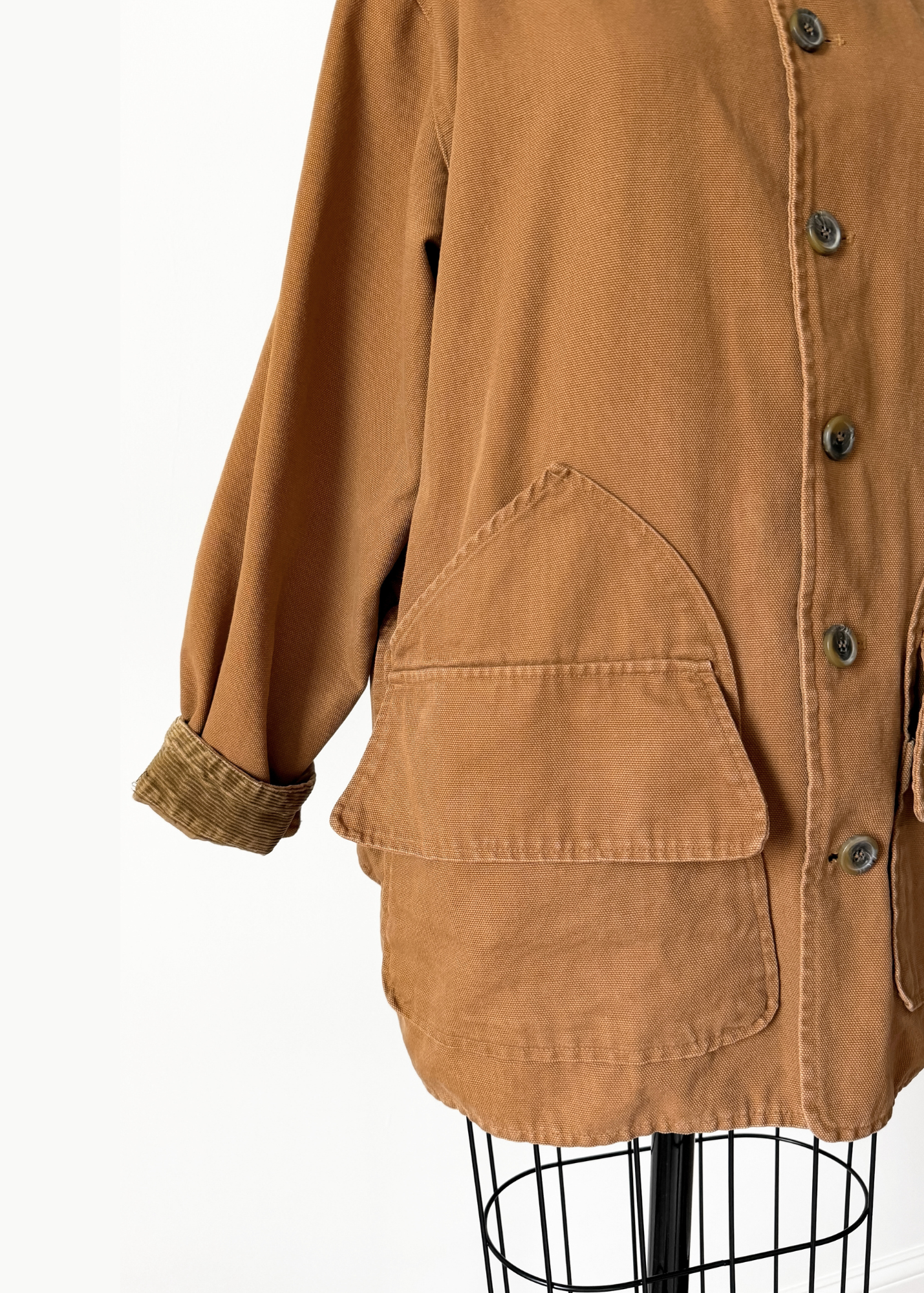 Vintage 90s The Limited Brown Khaki Cotton Canvas Chore Jacket (mens S)