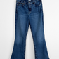Good American Good Legs Flare Jeans in BBLUE305 Medium Wash (14 or 32)