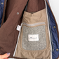 Peter Millar Essex Quilted Traveler Vest in Navy Blue and Brown (mens S)