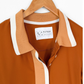 A. Putnam Long Sleeve Polo in Terra Orange Brown (M)