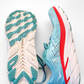 Hoka Women's Clifton 8 Running Shoes in Aquarelle/Eggshell Blue Turqoise (7.5)