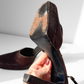 1996 Gucci by Tom Ford Brown Pony Hair Ankle Strap Square Toe Platform Heels (39)