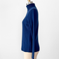 Lands' End Navy Blue 100% Cashmere Turtleneck Sweater (M)
