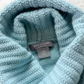 Ann Taylor Robins Egg Blue 100% Cashmere Turtleneck Sweater (M)