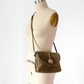 Vintage 70s Gucci Brown Suede Purse