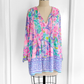 Lilly Pulitzer Marilina Bright Print Tunic in It Was All A Dream (XL)