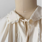 Antique 1920s/30s Cream Silk Night or Bed Jacket (M)